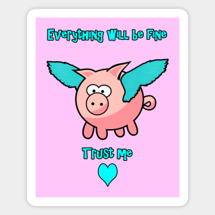 Flying pigs Magnet